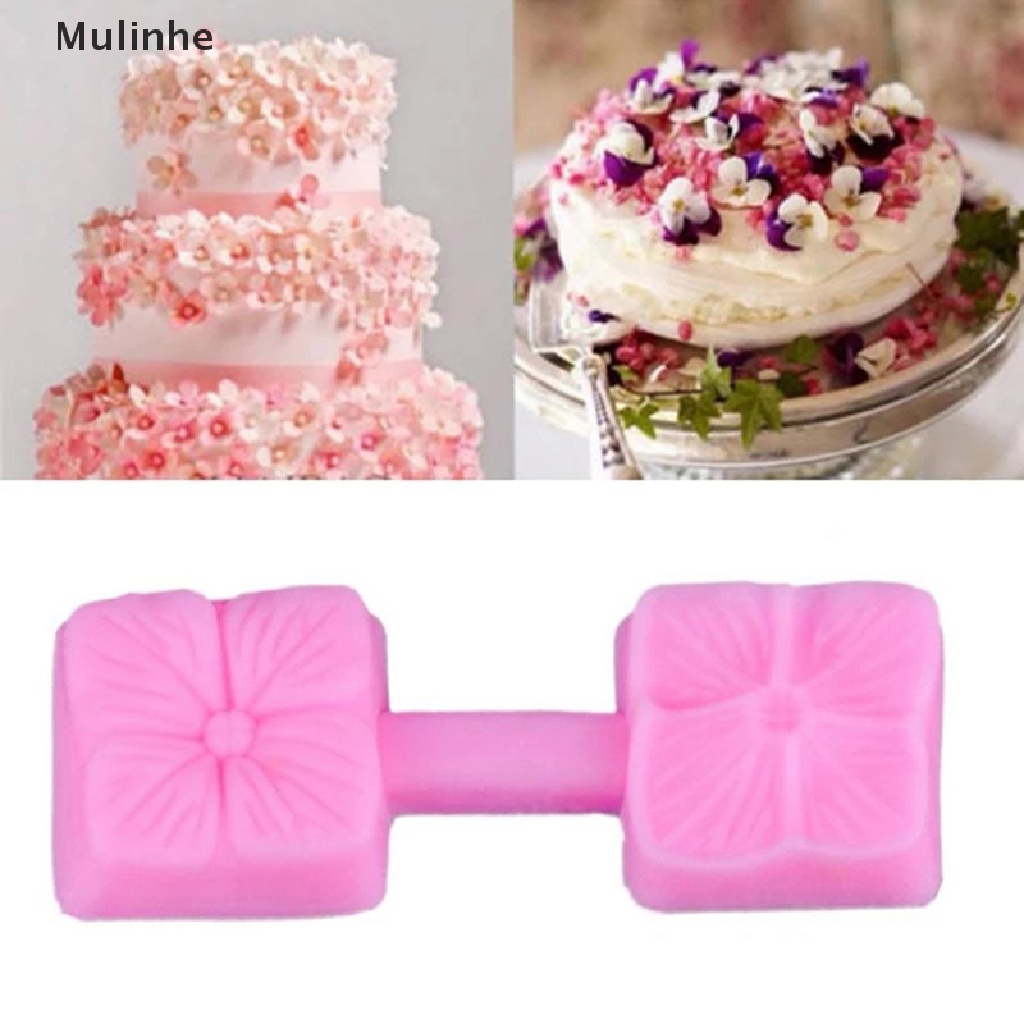 Khuôn silicone tạo hình hoa dập nổi trang trí bánh kem/ kẹo/ socola