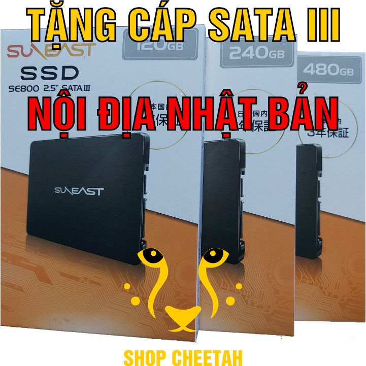 Ổ cứng SSD SunEast 480GB/240GB/120GB nội địa Nhật Bản – CHÍNH HÃNG – Bảo hành 3 năm – Tặng cáp dữ liệu Sata 3.0 | WebRaoVat - webraovat.net.vn