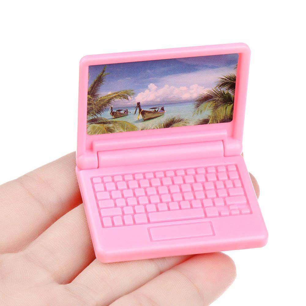 Mô Hình Máy Tính Xách Tay Mini 1: 12 Dùng Trang Trí Nhà Búp Bê