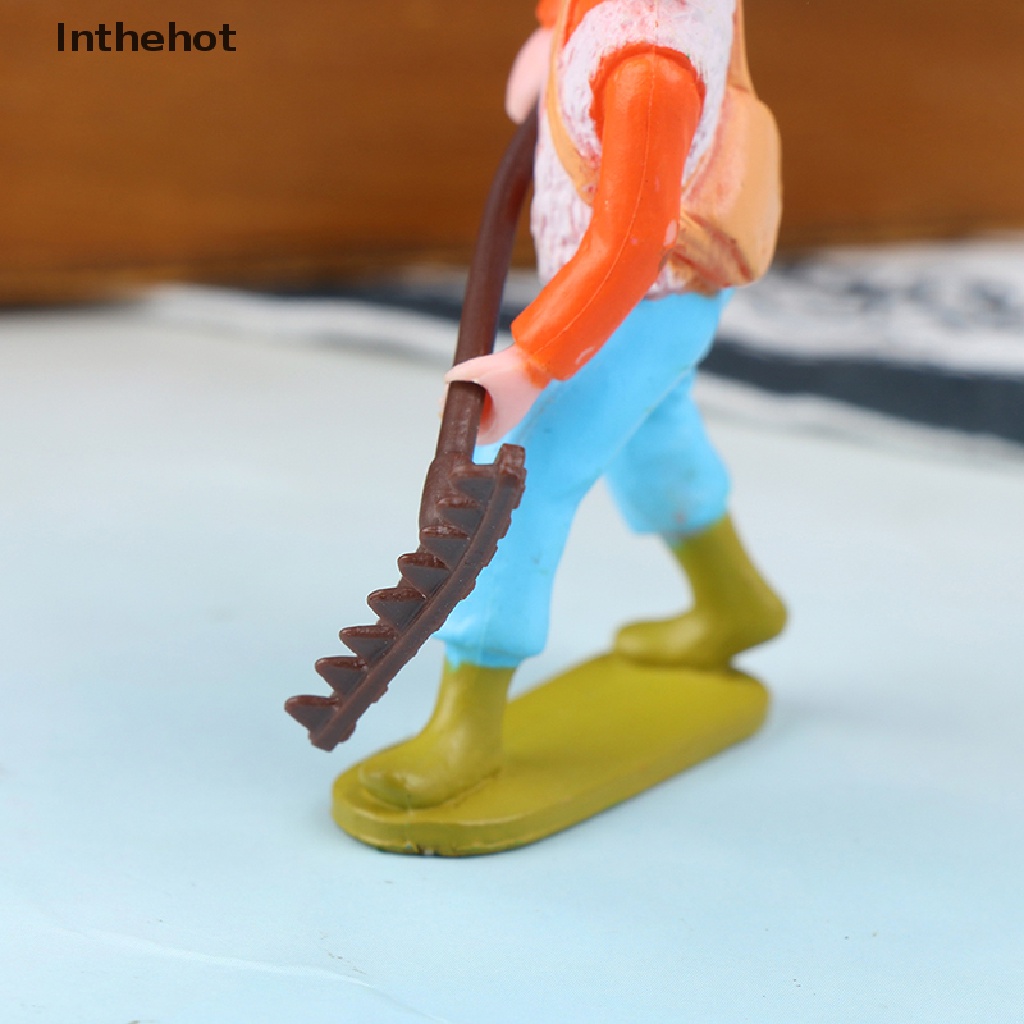 Mô Hình Chú Heo Và Bò mini Dùng Trang Trí Nông Trại DIY