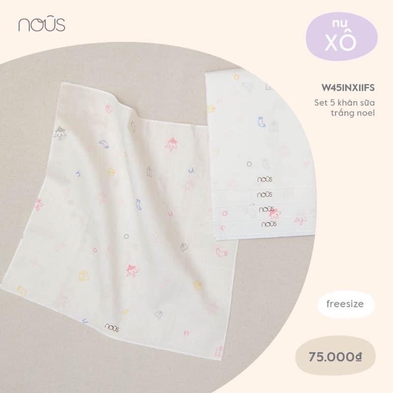 Khăn Sữa Xô Nous ( Set 5 Chiếc)