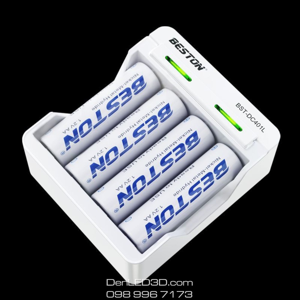 [Chính Hãng] Combo Pin Sạc BESTON AA 3000Mah Kèm Sạc C9009 Sạc Nhanh Tự Ngắt - BH 1 Đổi 1