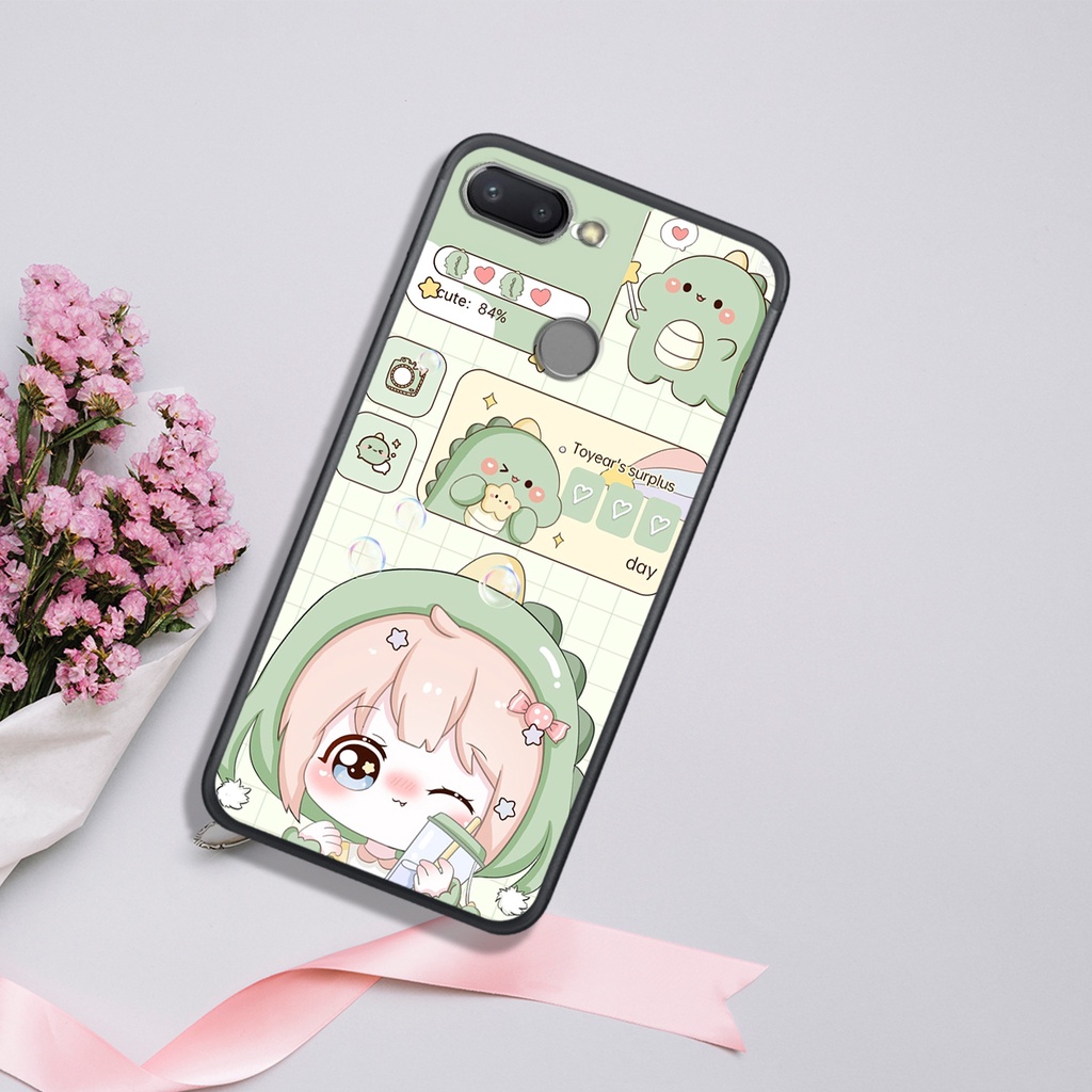 [HOT]ỐP XIAOMI REDMI 4A - 5A - REDMI 6 - 6A - MI 8 LITE  , IN HÌNH KHỦNG LONG CHIBI SIÊU DỄ THƯƠNG.