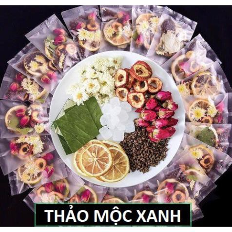 Trà hoa : cúc, hồng, kỉ tử, táo đỏ