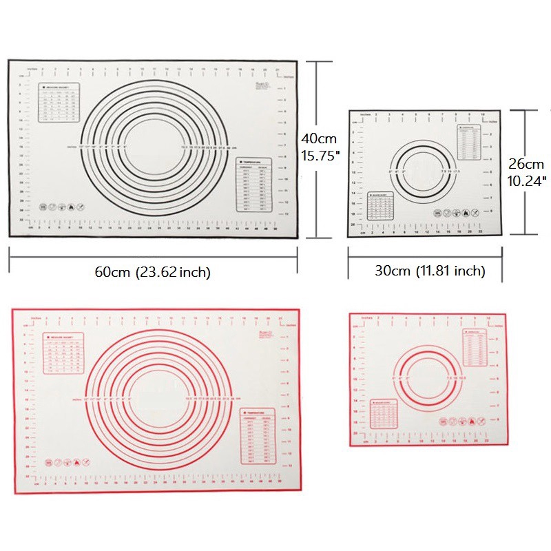 Thảm Silicon Nhào Bột Làm Bánh