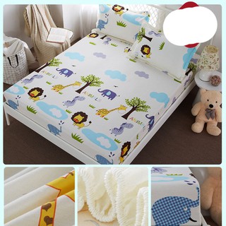 Vải may chăn ga áo gối,gối ôm khổ 2m35 hình công viên sư tử