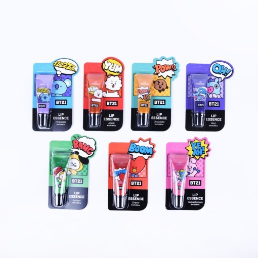 Son dưỡng môi dạng tuýp Ngôi sao Vũ trụ BT21 Lip Essence 7 mùi hương Lip Balm 8ml