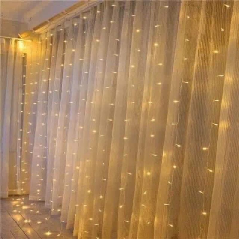 Đèn led mành rèm 3x3 nháy điểm chớp, nháy trút mưa, nháy thường