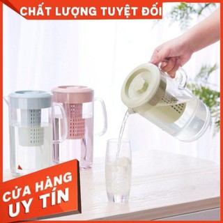 Bình đựng nước nhựa có tay cầm 2000ml JKC-5534 ,ca đựng nước nhựa gia đình