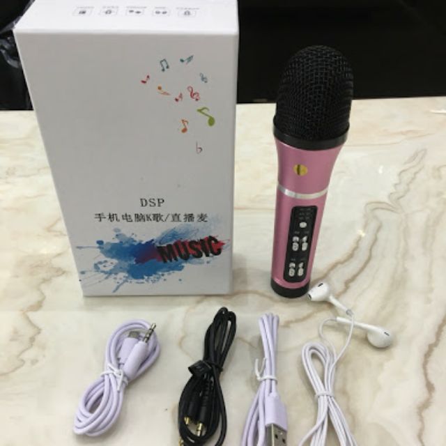 Bộ Micro Livestream C25 có tặng kèm tai nghe