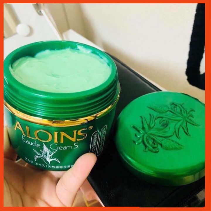 Kem dưỡng da toàn thân lô hội Aloins 185g [ Nhật Bản] giúp dưỡng ẩm, trắng da cấp ẩm và tại tạo da