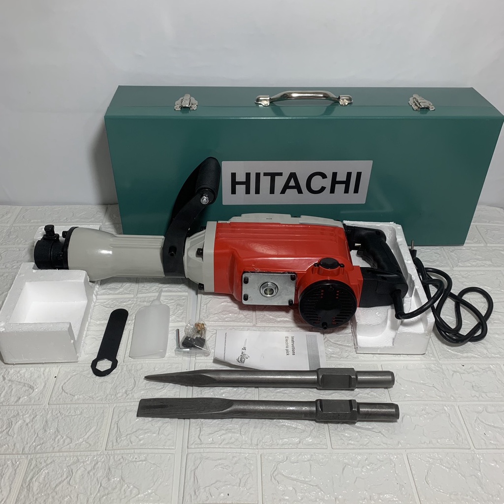 Máy đục bê tông HITACHI 30 mm tặng 2 mũi đục và chổi than
