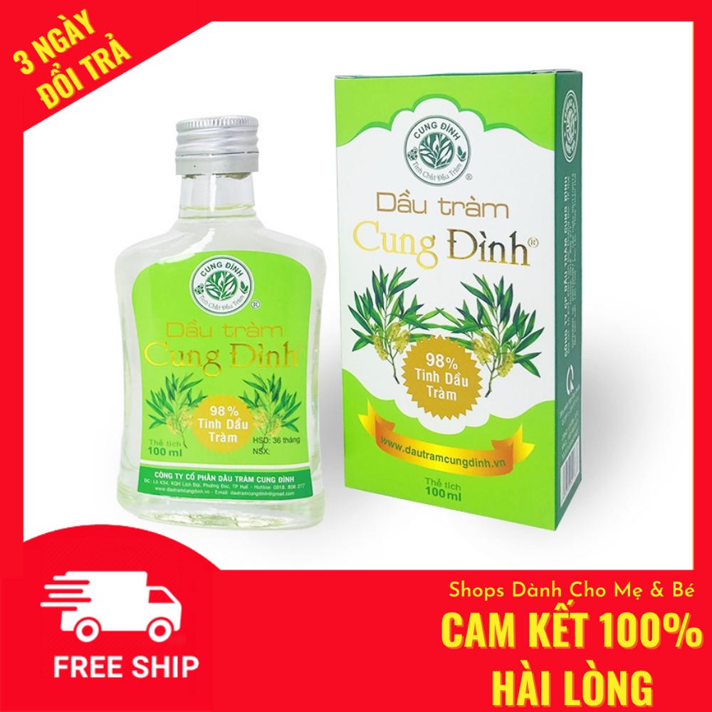 Dầu tràm Cung Đình Silver 100ml Chính Hãng