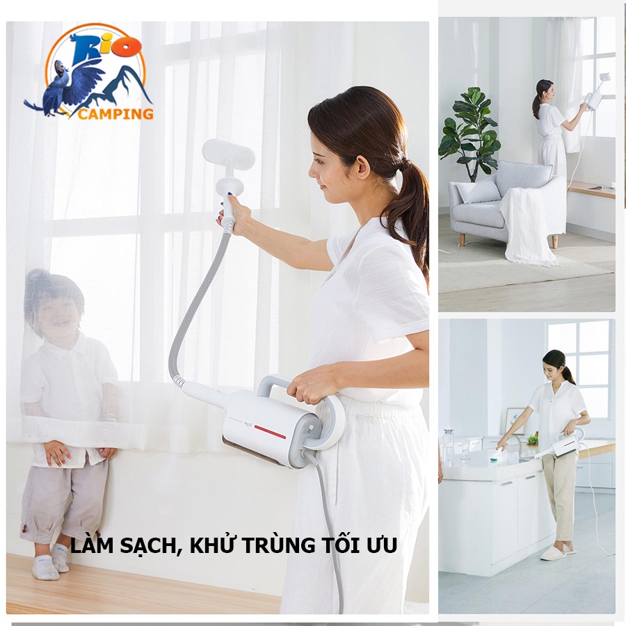 Máy lau nhà cầm tay hơi nước Deerma ZQ600 khử trùng tối đa lau sạch trên mọi bề mặt giải phóng sức lao động