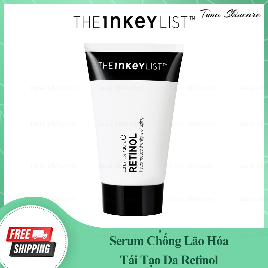 SERUM CHỐNG LÃO HÓA, HỖ TRỢ GIẢM MỤN, TÁI TẠO DA RETINOL ❤️ THE INKEY LIST ❤️