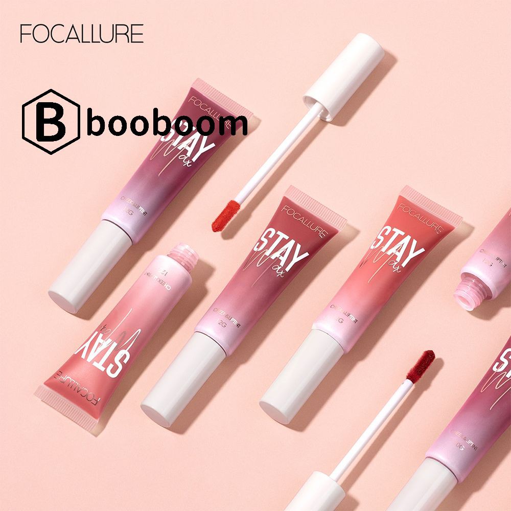 【BooBoom】 Focallure STAYMAX Long Lasting MOISTURIZING Non-stick Lip &amp; Cheek Tint Lip Care