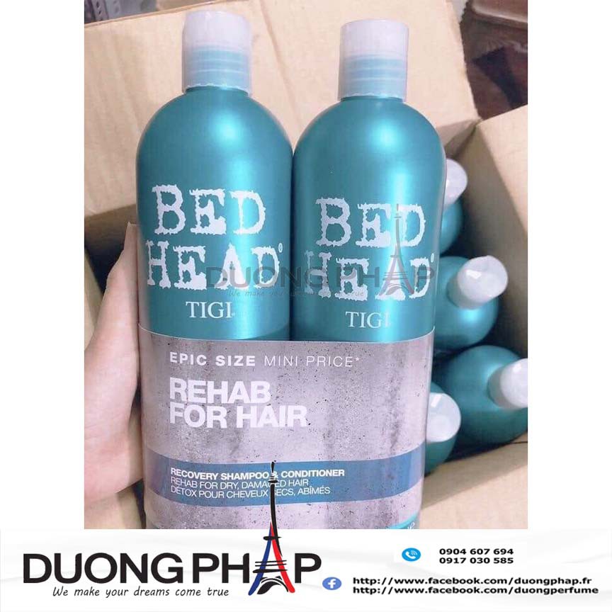 Combo Dầu gội + xả cho da đầu dầu TIGI Xanh dương 750ml