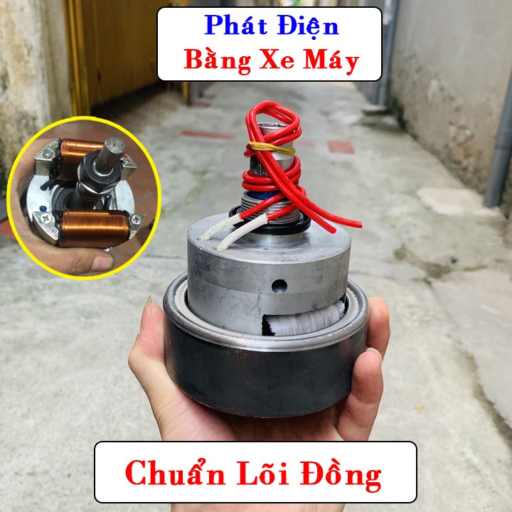 Củ Phát Điện Mini Gắn Vào Xe Máy Cao Cấp