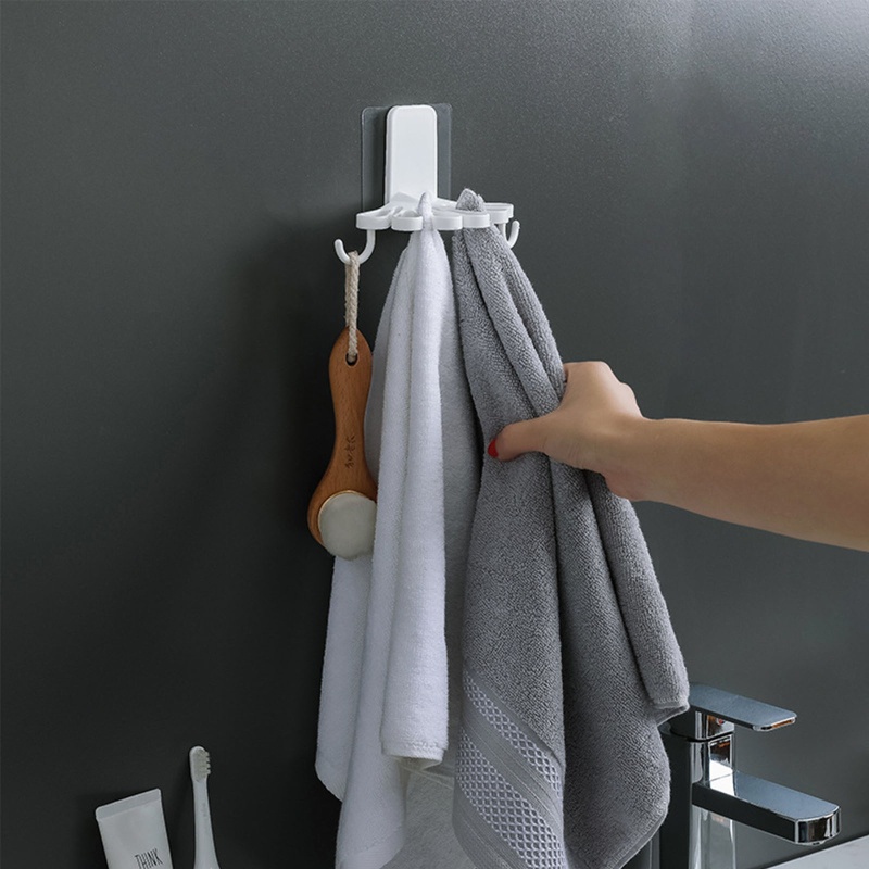 Móc Treo Khăn Gắn Tường Tiện Dụng Cho Nhà Bếp / Phòng Tắm