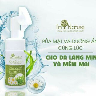 Sữa rửa mặt cúc la mã tảo biển