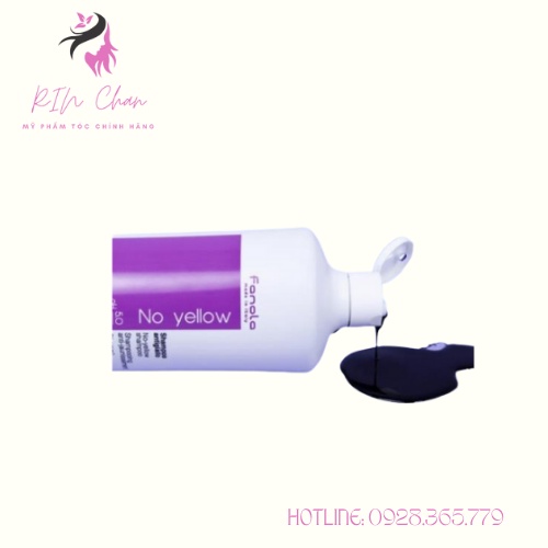 Dầu gội khử vàng Fanola No Yellow 1000ml. Dầu Gội Tím. HÀNG CHÍNH HÃNG. Rin Chan Store