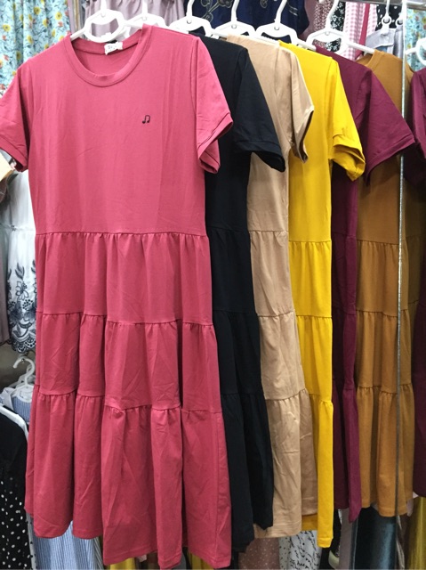 VÁY BẦU DÁNG DÀI chất cotton mát mùa hè