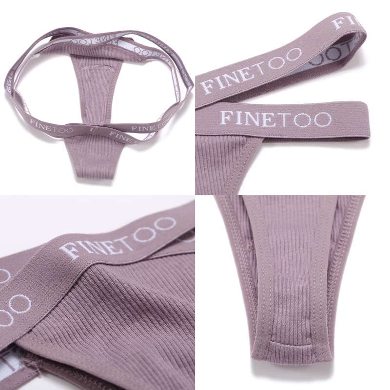 Quần Lọt Khe Nữ Sexy Dây Chéo Hông Cotton Vải Mềm Mại Gợi Cảm Cao Cấp D005