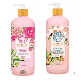 Dầu Gội Purite Hoa Anh Đào và Hoa Hồng 600ml