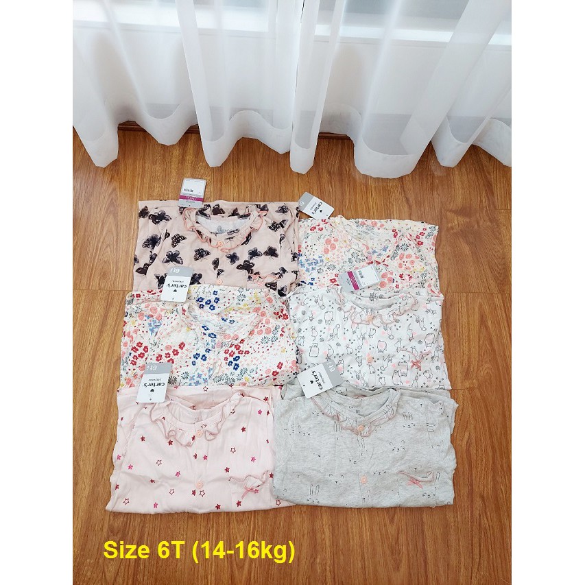 [Bộ đồ bánh bèo] Bộ dài tay bé gái, bộ pyjama bánh bèo, chất cotton mềm mịn, đủ size cho bé từ 7-20kg