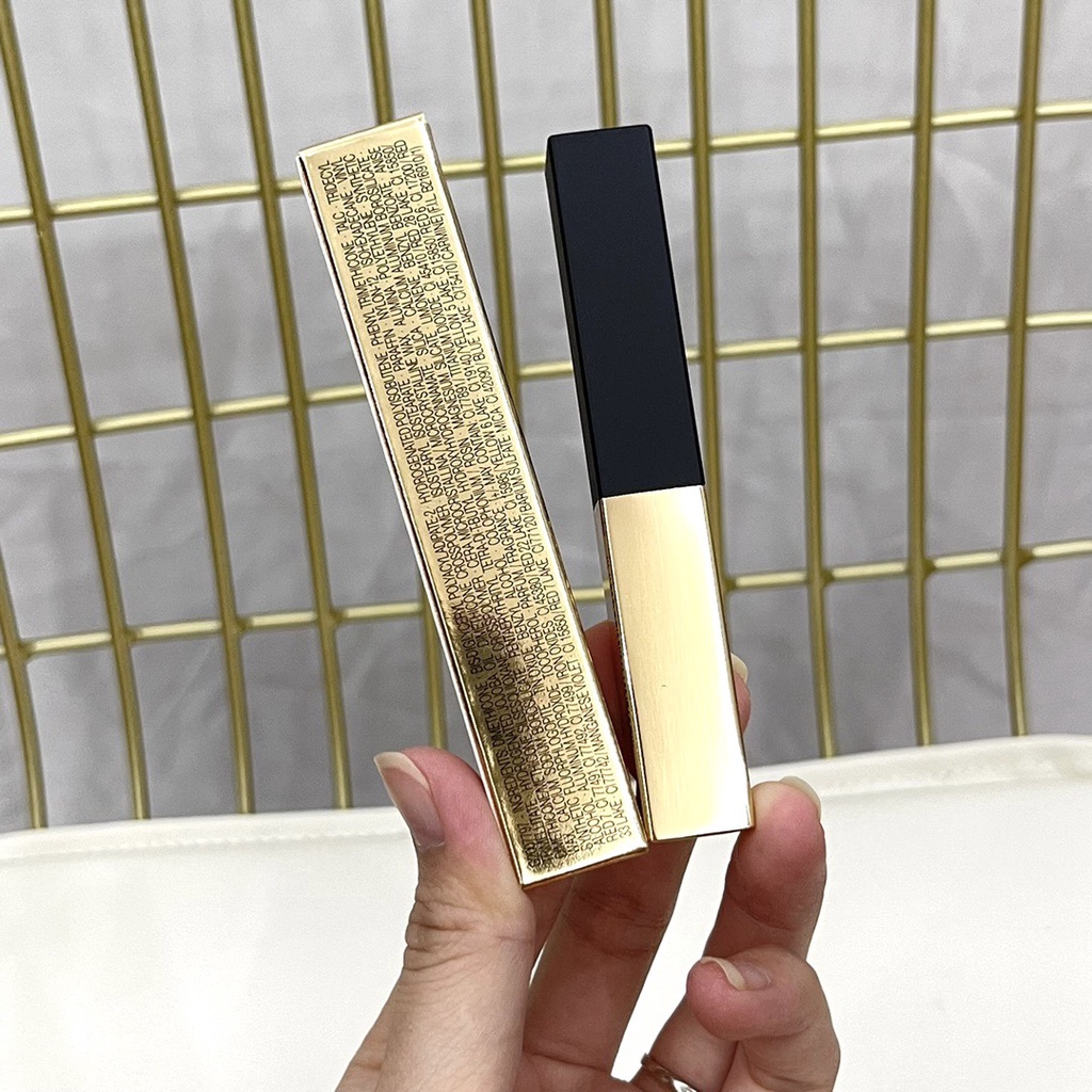 Son Môi Saint Laurent 2.2g Lâu Trôi Thiết Kế Vỏ Màu Vàng Đồng Thời Trang 1966