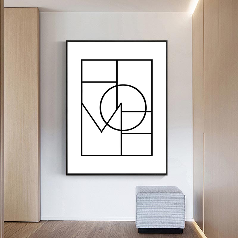 Tranh Vải Bạt Treo Tường In Chữ Truyền Cảm Hứng Phong Cách Bắc Âu Trang Trí Nhà Cửa