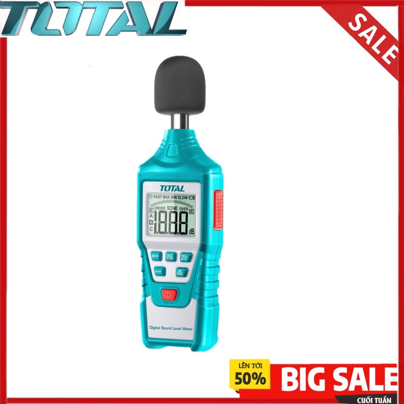 TOTAL Máy đo độ ồn kỹ thuật số TETSL01