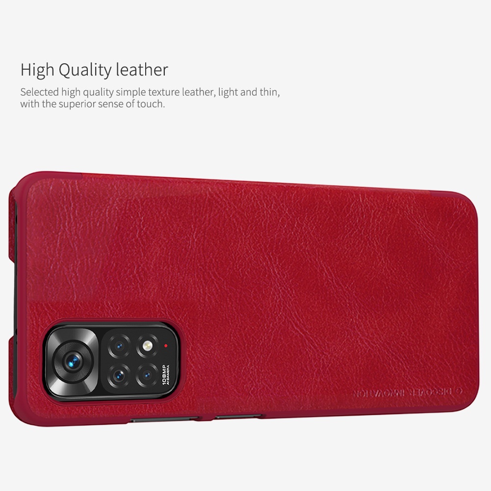 Bao Da Điện Thoại NILLKIN Nắp Lật Có Ngăn Đựng Thẻ Cho Xiaomi Redmi Note 11s 4G Giá Đỡ