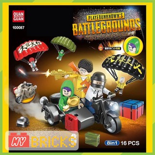 Combo 8 nhân vật PUBG Battle Grounds Cuộc Truy Đuổi -  Non lego - MR5087