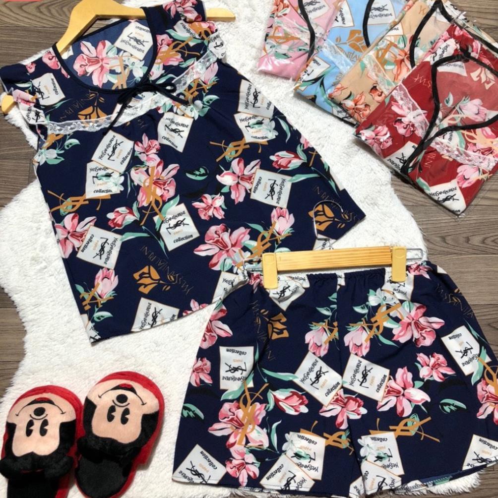 Đồ mặc nhà nữ 💥 FREE SHIP 💥 Đồ bộ ngủ xinh xắn, kẻ sọc caro siêu dễ thương. | BigBuy360 - bigbuy360.vn