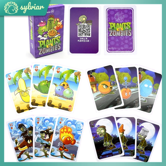 [sylviar] Cây Vs. Bộ Sưu Tập Thẻ Bài Trò Chơi Peripheral Zombies Vui Nhộn Độc Đáo