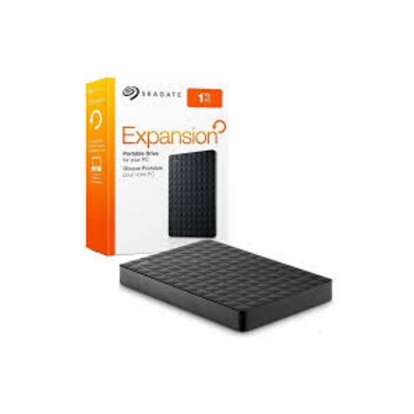 Ổ cứng di động Seagate Expansion Portable Drive 1TB USB3.0 Đen (STEA1000400) - Hàng chính hãng