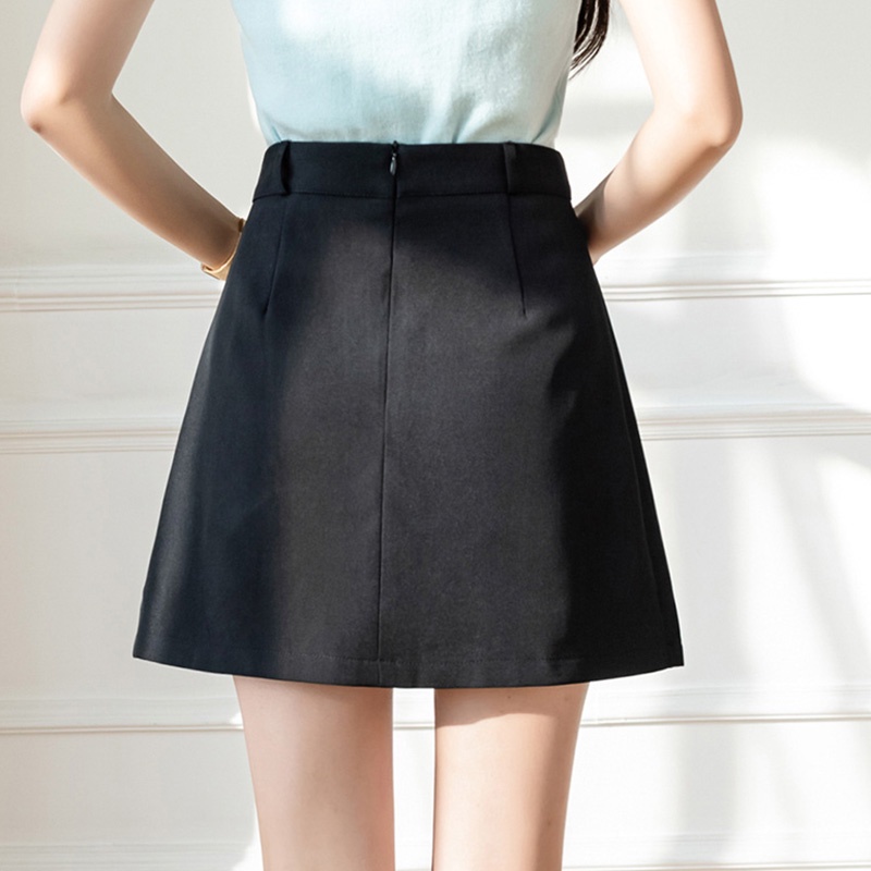 IELGY Chân Váy Chữ A Lưng Cao Xếp Ly Dễ Thương Thời Trang Mùa Hè Cho Nữ