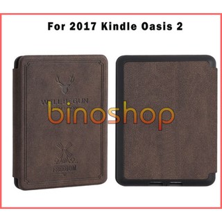 [ Kindle Oasis 2/3] Bao Da Máy Đọc Sách Kindle Oasis 2/3 - Hươu