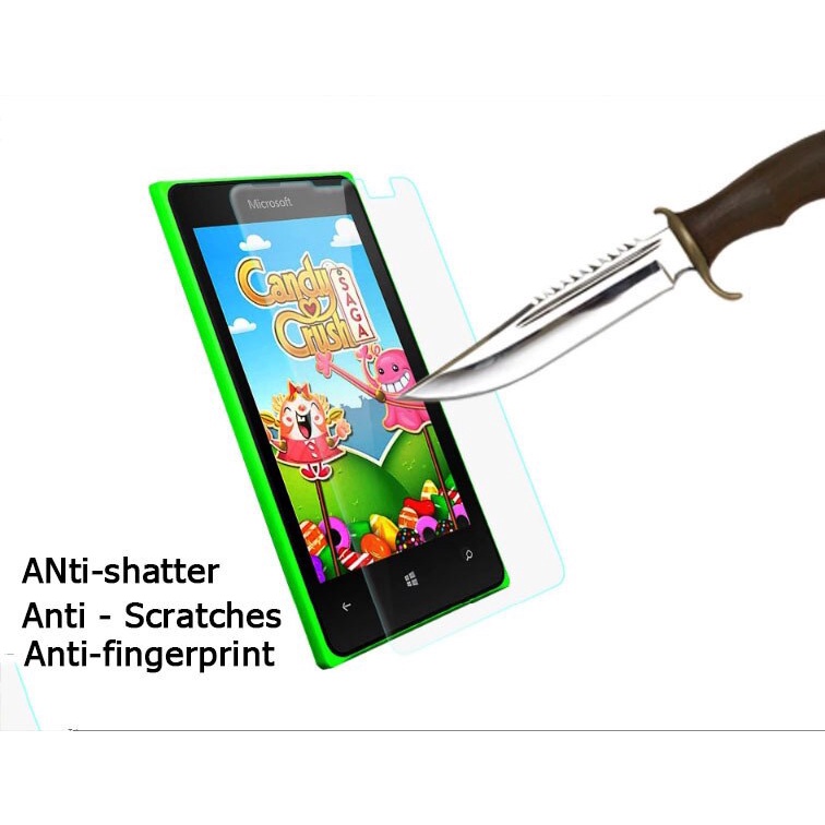 [Ảnh Thật] Kính CL NOKIA Microsoft Lumia 532 Cường Lực mài cạnh 2.5D 9H-0.26mm