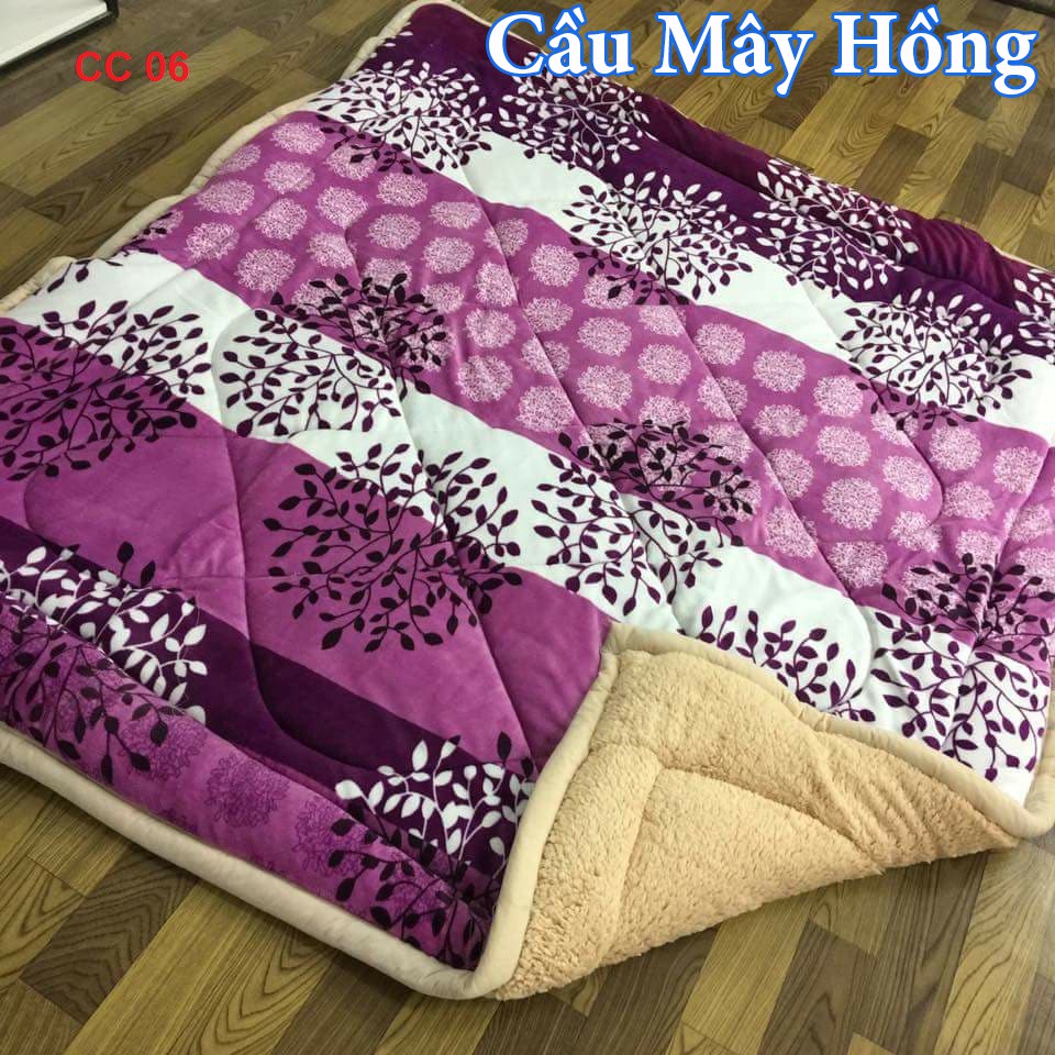 (Giảm giá) Chăn Lông Cừu m9x2m3 Chăn đẹp