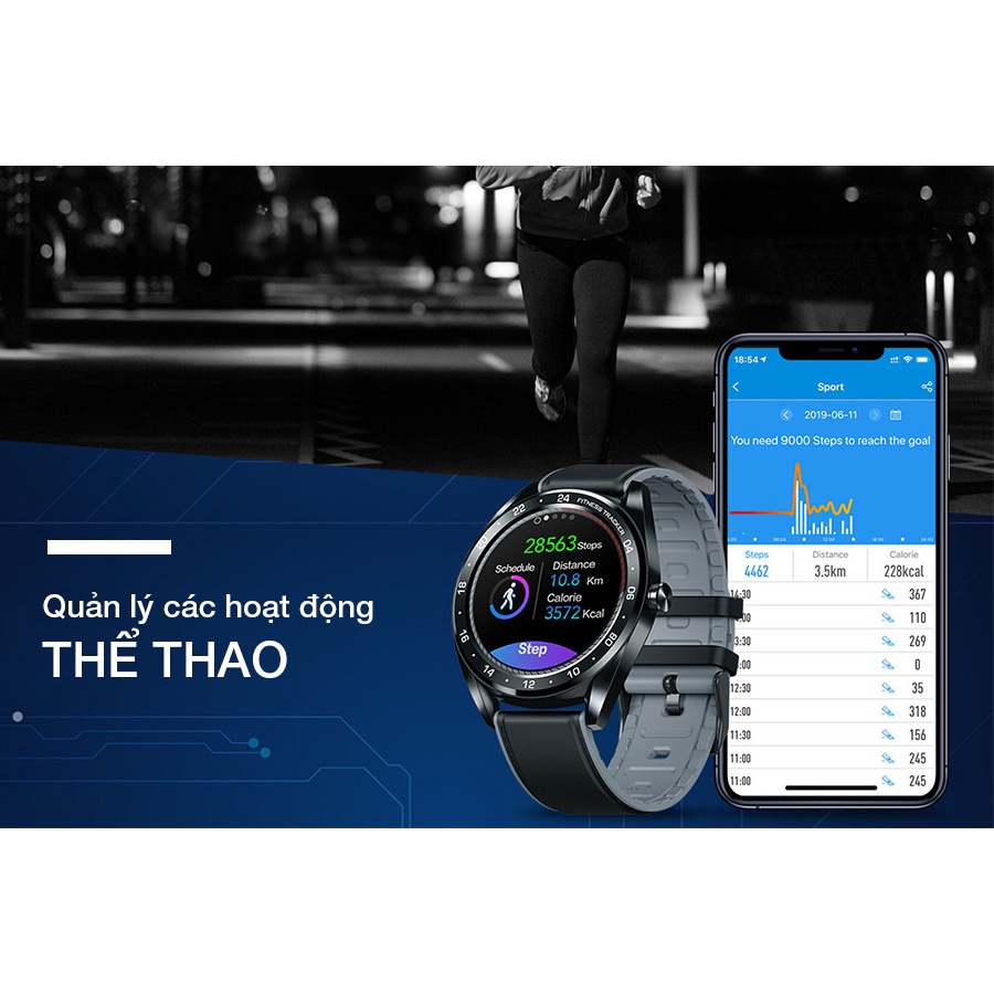 Đồng hồ thông minh Zeblaze Neo GPS đen - VIETPHUKIENHN