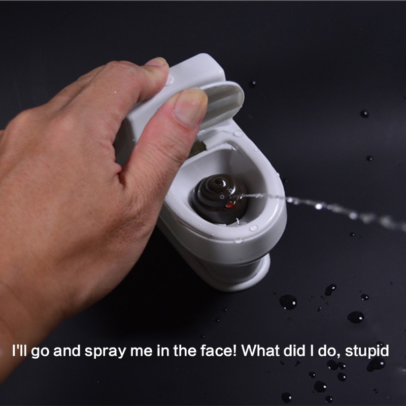 Đồ Chơi Bồn Cầu Phun Nước 3D Trong Suốt Dành Cho Trẻ Em 4+