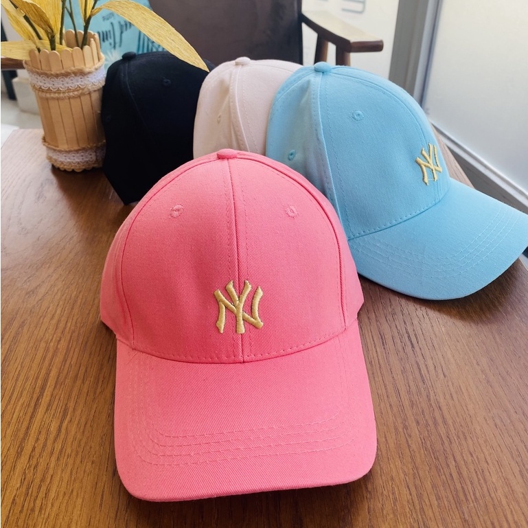 Mũ lưỡi trai nam nữ, nón kết lưỡi trai thêu chữ NY form unisex phong cách Ulzzang N06