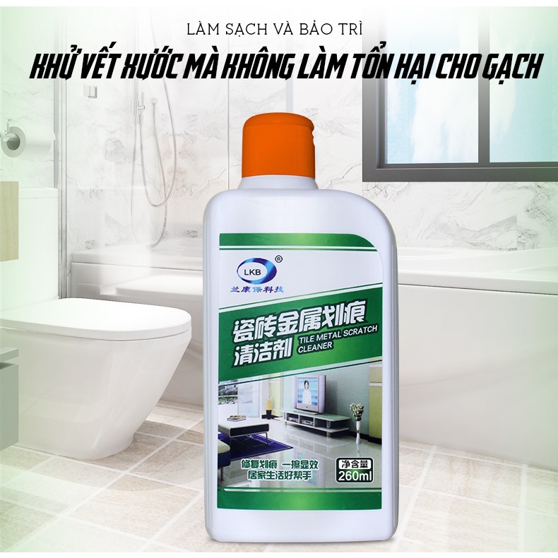 Dung Dịch Xoá Vết Xước Gạch Sàn Nhà Siêu Sạch Cao Cấp LKB 260ml MARRYSTORE