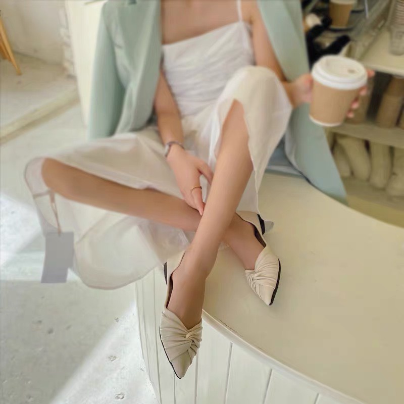 GIÀY BÚP BÊ XOẮN MŨI 308-6
