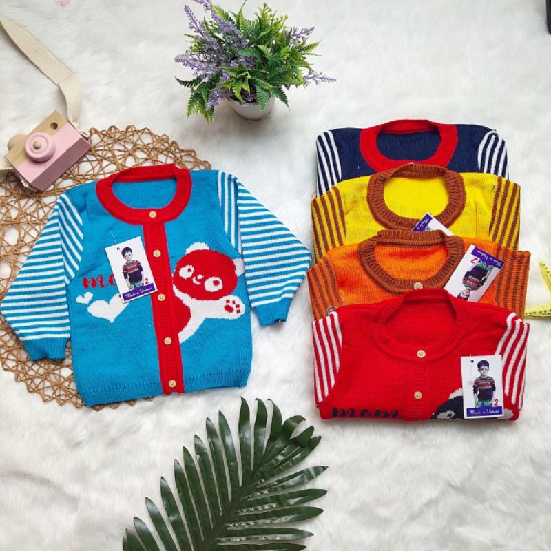Áo len cho bé trai 3-8kg /hàng đẹp ( nhiều mẫu)