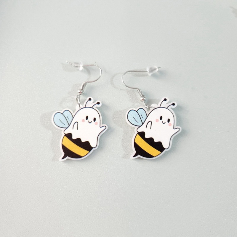 Khuyên Tai Hình Ma Dễ Thương Sáng Tạo Độc Đáo