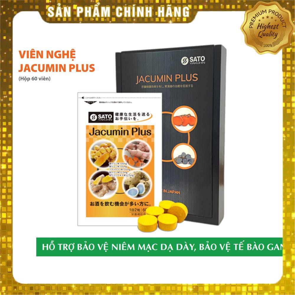 VIÊN NGHỆ NHẬT BẢN JACUMIN PLUS HỖ TRỢ BẢO VỆ NIÊM MẠC DẠ DÀY, BẢO VỆ TẾ BÀO GAN