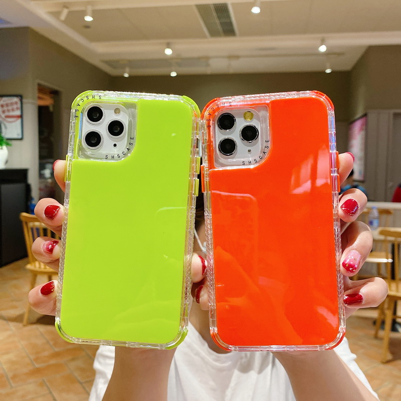 Ốp Điện Thoại Silicon Chống Sốc 3 Trong 1 Cho iPhone 14 13 12 11 Pro Max XS XR XS Max 7 8 Plus